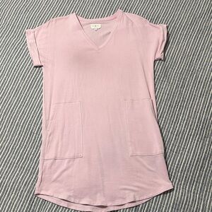 Lou & Grey Light Pink Mini Dress